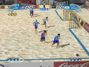 Ultimate Beach Soccer (USA) screen shot game playing